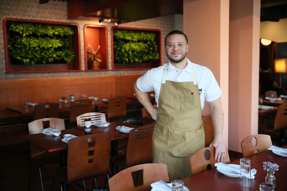 Chef-owner Dane Baldwin at the opening of his restaurant The Diplomat, 815 E. Brady St., in 2017. Baldwin won the prestigious James Beard Award for best chef in the Midwest on Monday night at the awards ceremony in Chicago.