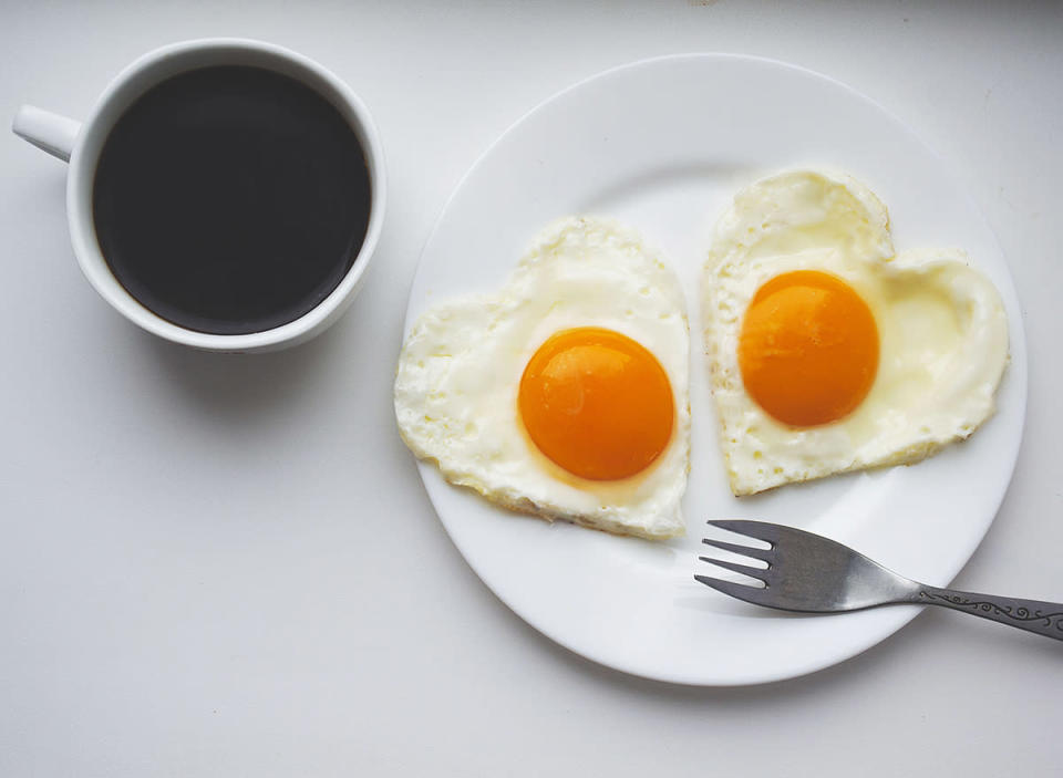 coffee and eggs
