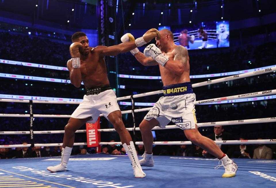 Joshua lost to Usyk in September (Getty Images)