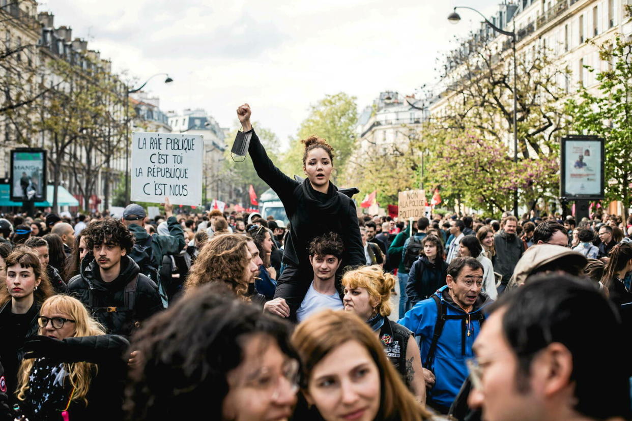Pour la Fête du travail, le cortège parisien défilera de la place de la République jusqu'à la place de la Nation ce mercredi 1er mai 2024 (photo d'illustration).  - Credit:Chang Martin/SIPA 