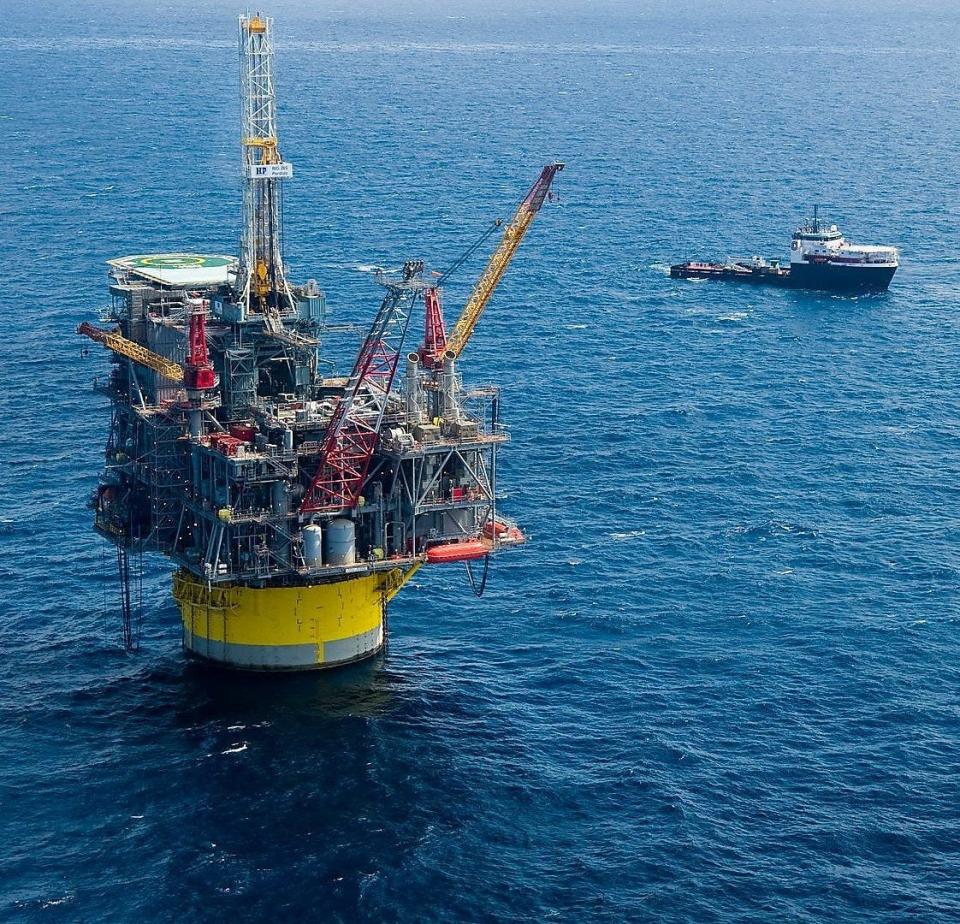 Shell Oil Co.'s Perdido platform operates in the western Gulf of Mexico about 200 miles south of Houston.