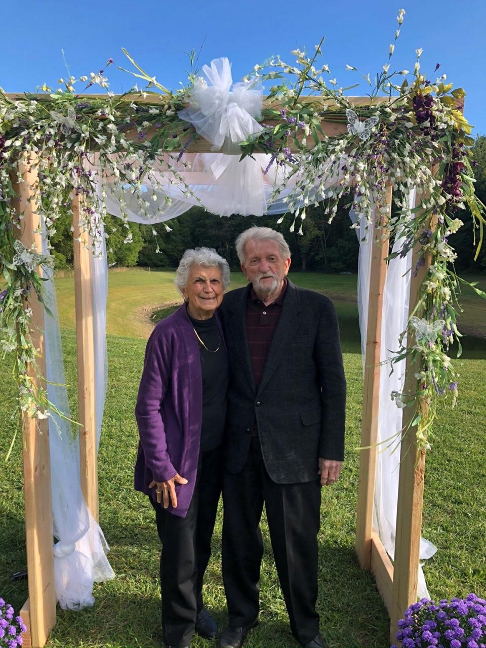 Dick and Roselyn Sullivan photographed in September 2020.