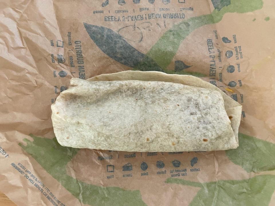 Taco Bell Bean Burrito