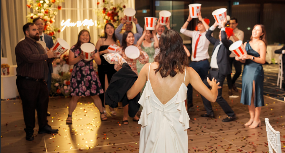 KFC themed Wedding 