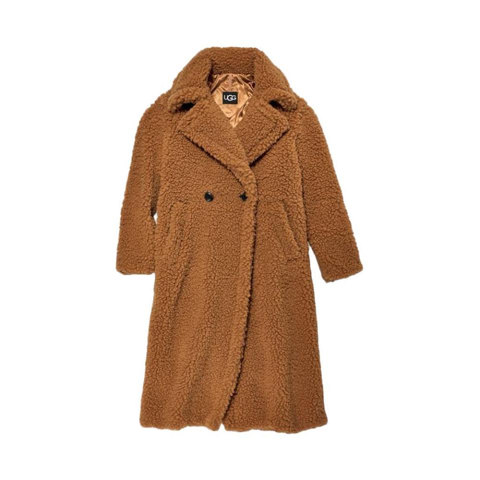 <p><a href="https://go.redirectingat.com?id=74968X1596630&url=https%3A%2F%2Fwww.ugg.com%2Fwomen-apparel-outerwear%2Fgertrude-long-teddy-coat%2F1120631.html&sref=https%3A%2F%2F" rel="nofollow noopener" target="_blank" data-ylk="slk:Shop Now;elm:context_link;itc:0;sec:content-canvas" class="link ">Shop Now</a></p><p>Gertrude Long Teddy Coat</p><p>ugg.com</p><p>$248.00</p><span class="copyright">Ugg</span>