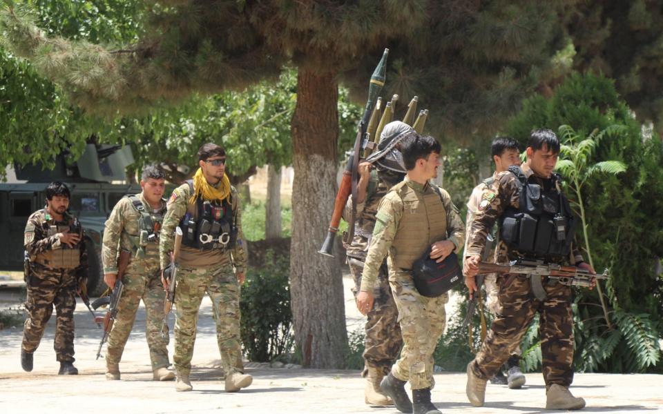 Afghan security forces have reportedly been surrendering in large number - Reuters