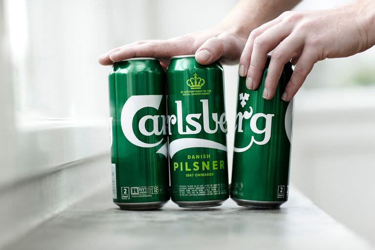 Latas de Carlsberg