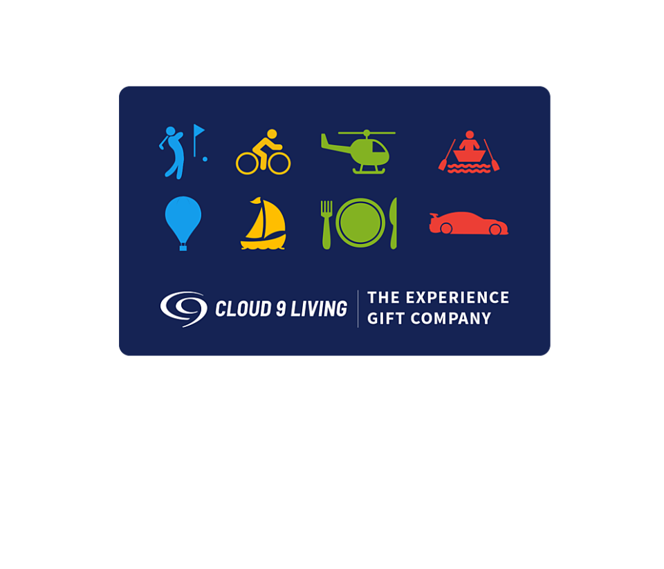 3) Cloud 9 Living Gift Card