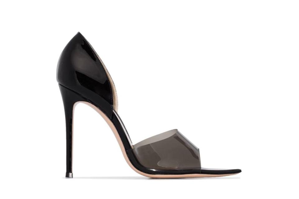 gianvito rossi, pvc pumps, black pumps