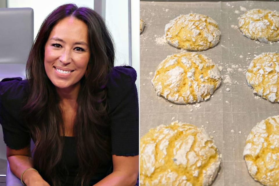 <p>Cindy Ord/Getty, Joanna Gaines/Instagram</p> Joanna Gaines has prepared cookies to celebrate son Drake