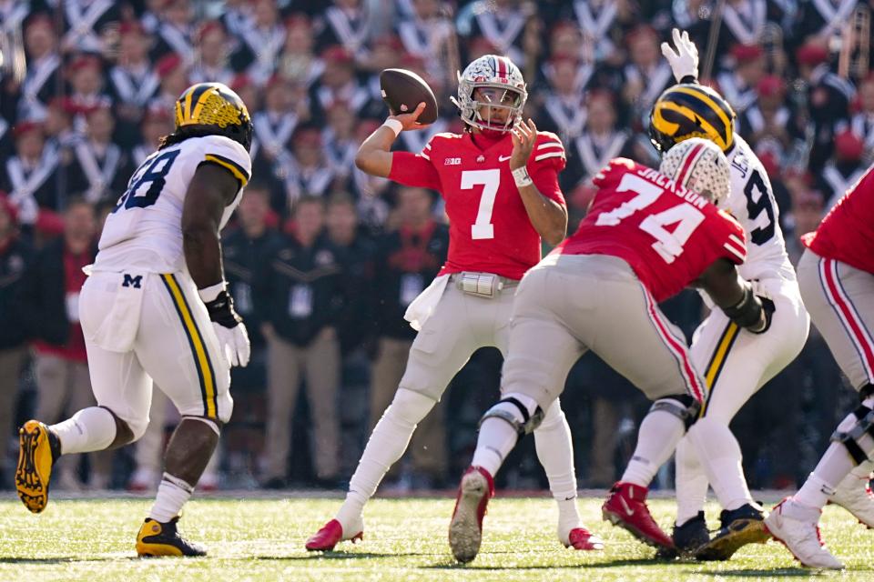 Ohio State quarterback C.J. Stroud received death threats after losing to Michigan on Nov. 26, according to his mother.