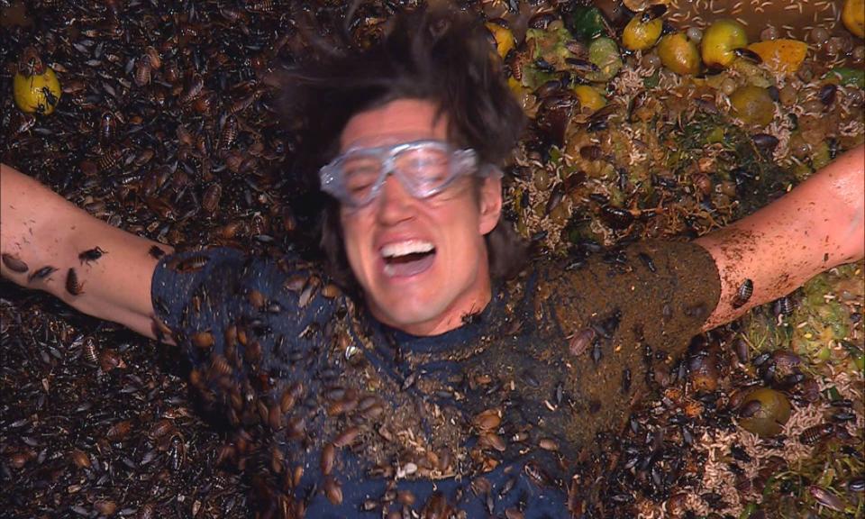 Vernon Kay endures the Table of Torment on 'I'm a Celebrity... Get Me Out of Here!' (ITV/Shutterstock)