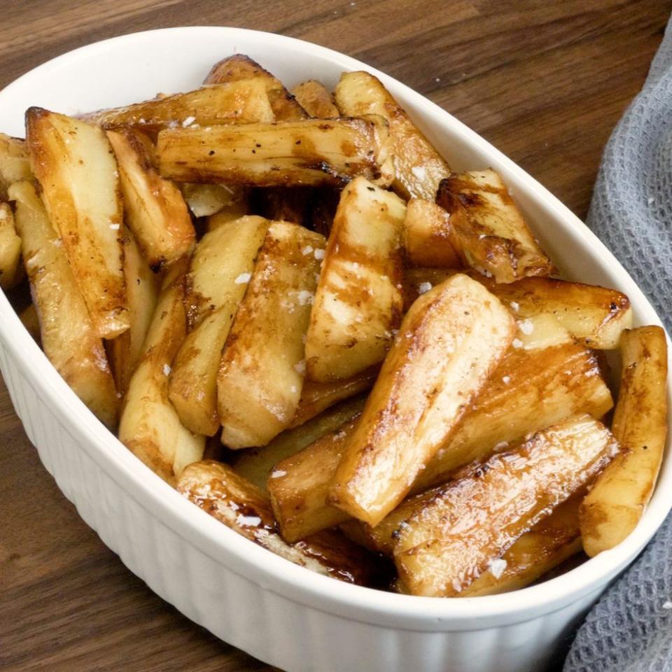 Marmite Honey Roast Parsnips