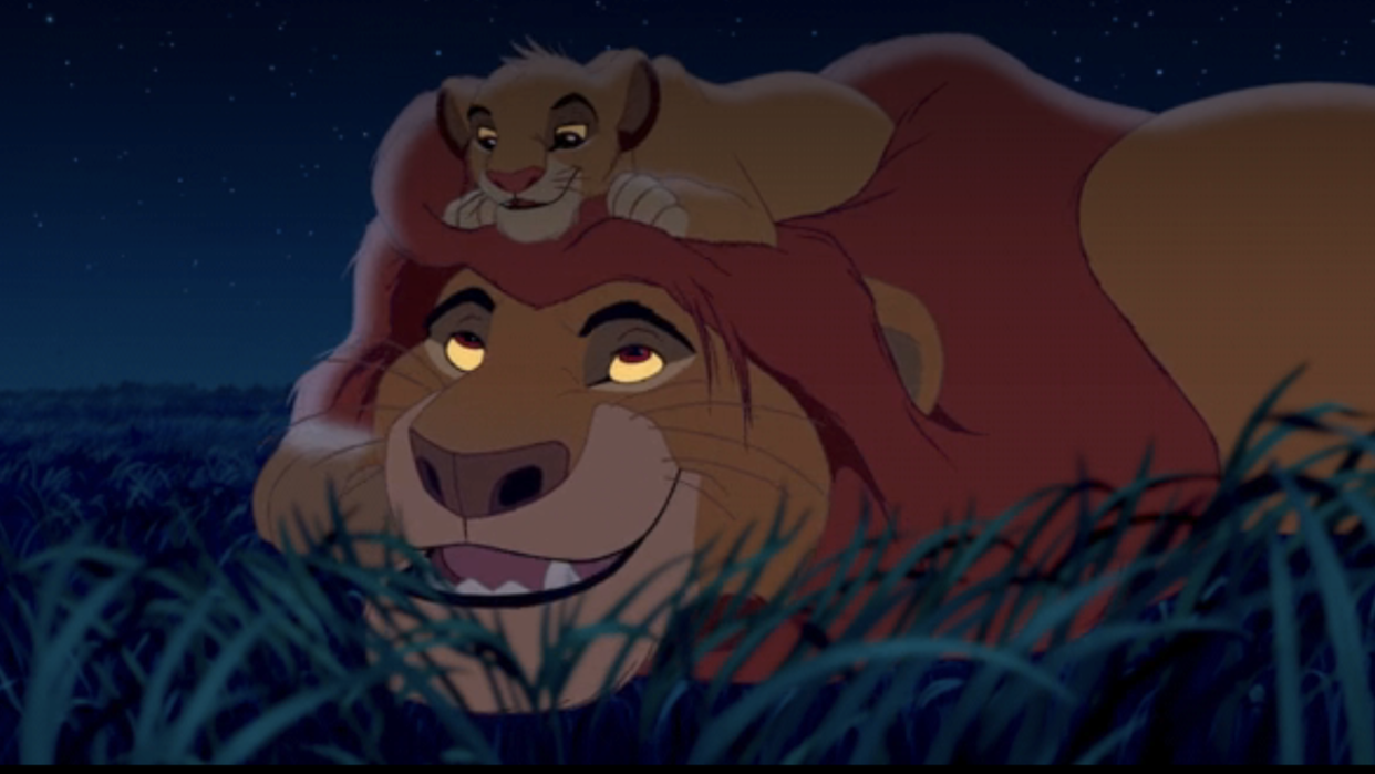  Simba and Mufasa in The Lion King 