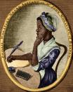 <p>The West African-born poet spent most of her life enslaved, working for John Wheatley and his wife as a servant in the mid-1700s. Despite never having received a formal education, Wheatley became the first African American and third woman to publish a book of poems, entitled, <em><a href="https://www.amazon.com/various-subjects-religious-Wheatley-New-England/dp/1170855733/?tag=syn-yahoo-20&ascsubtag=%5Bartid%7C10063.g.35405218%5Bsrc%7Cyahoo-us" rel="nofollow noopener" target="_blank" data-ylk="slk:Poems on Various Subjects;elm:context_link;itc:0;sec:content-canvas" class="link ">Poems on Various Subjects</a></em>. However, she died before securing a publisher for her second volume of poetry and letters. You can see the monument erected for her at the <a href="https://www.boston.gov/departments/womens-advancement/boston-womens-memorial" rel="nofollow noopener" target="_blank" data-ylk="slk:Boston Women's Memorial;elm:context_link;itc:0;sec:content-canvas" class="link ">Boston Women's Memorial</a>.</p>