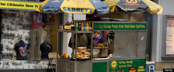 new york city street cart