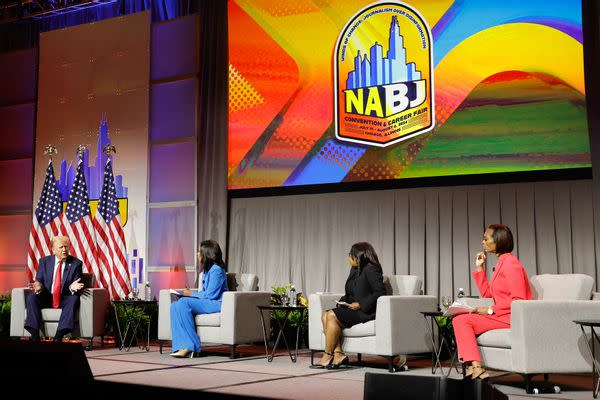 Donald Trump; National Association of Black Journalists annual convention