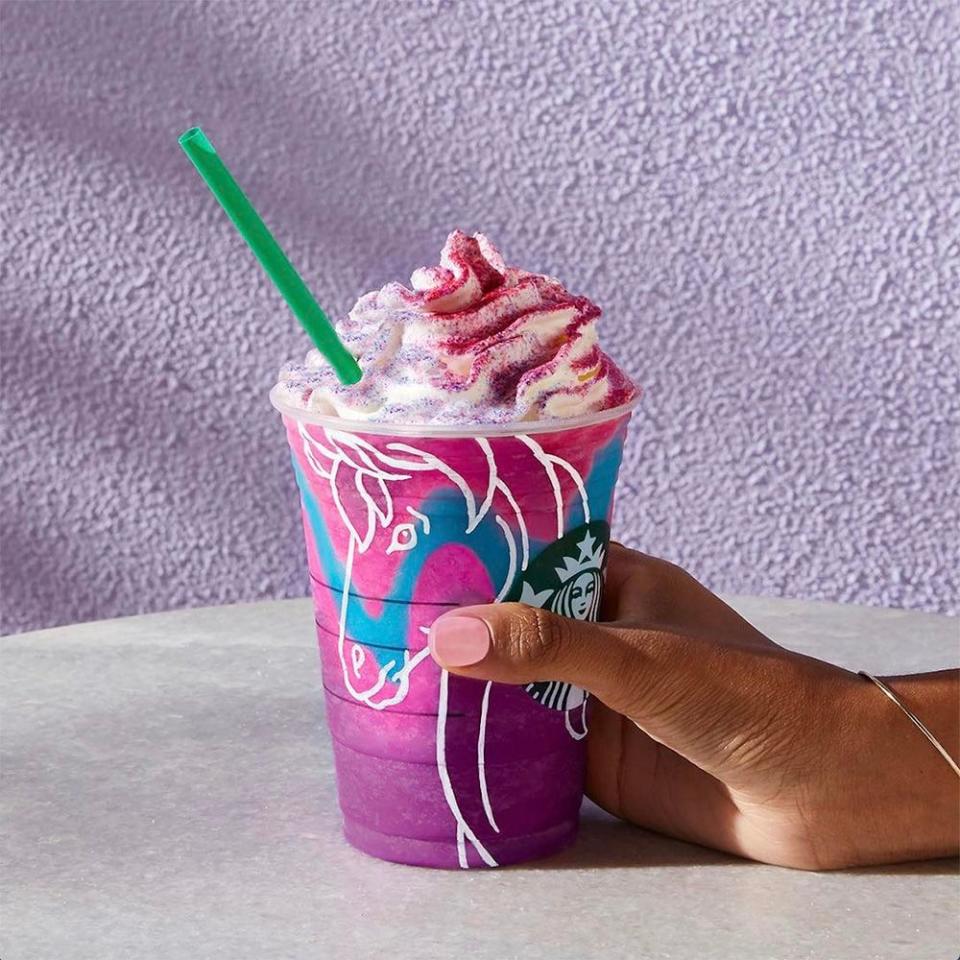 Unicorn Frappuccino — United States, Canada, and Mexico