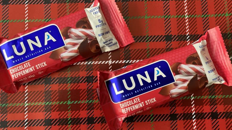 Peppermint chocolate Luna Bars