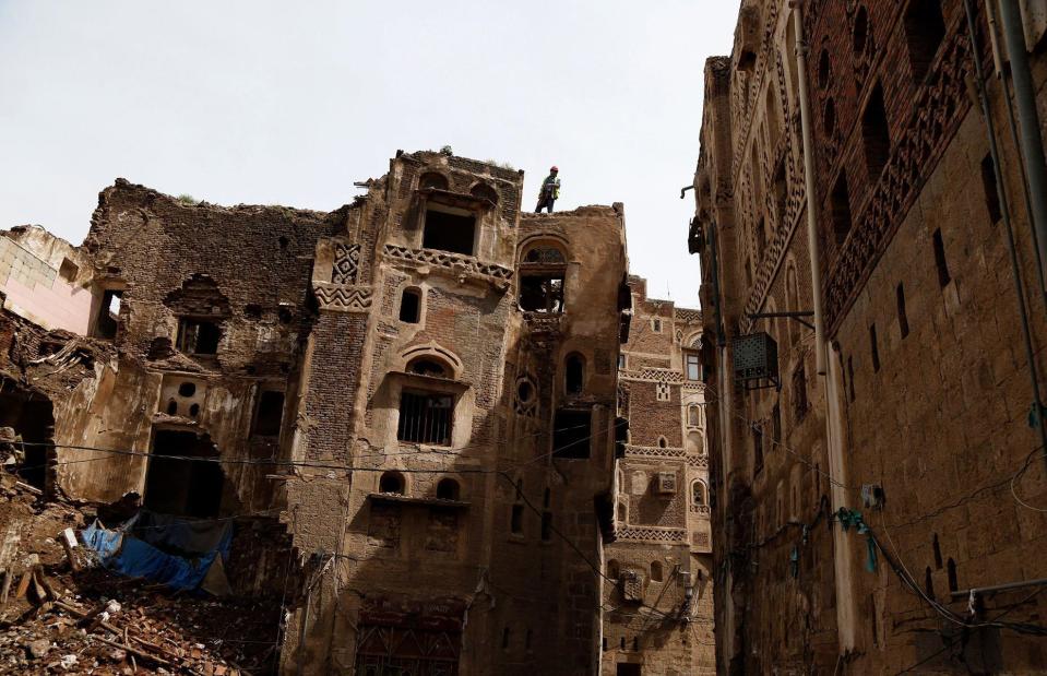 Die Turmhäuser von Sanaa. (Bild: Xinhua / Alamy Stock Photo)