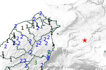 ▲今（1）日下午16點30分，台灣東部外海發生芮氏規模5.7地震，深度108.7公里，中央氣象局表示，這起地震和「918池上芮氏6.3強震」無關聯（圖／中央氣象局提供）