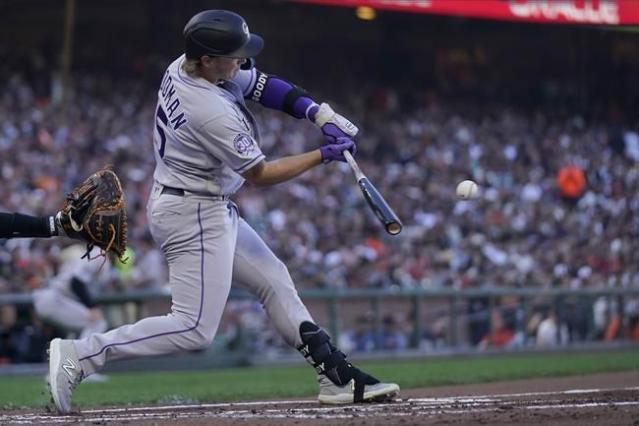 Giants complete 3-game sweep of Rockies behind rookie pitcher's