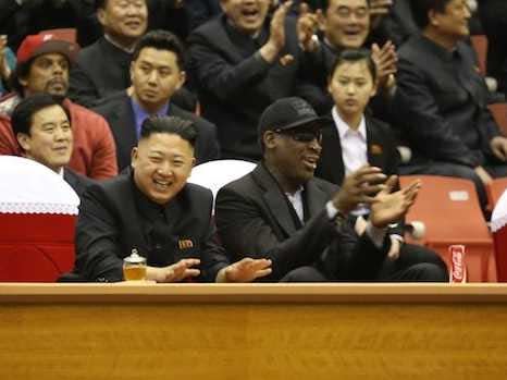 dennis rodman kim jon un watch basketball