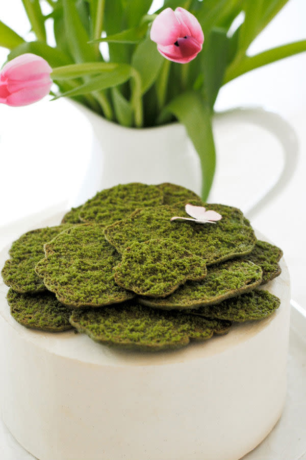 Moss-Covered Cake