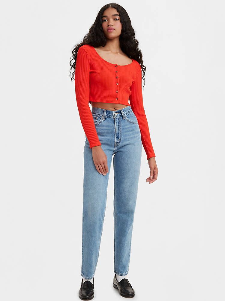 High-Waisted Mom Jeans