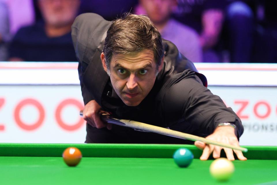 Ronnie O’Sullivan is targeting his eighth world snooker title (Isaac Parkin/PA) (PA Wire)