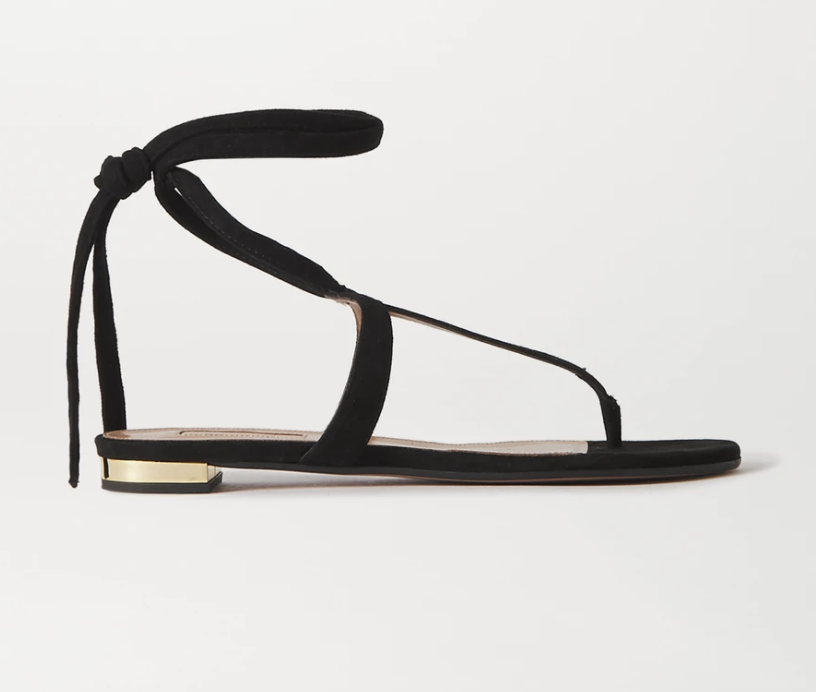 5) June suede sandals