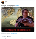 Intanto sui social gli utenti hanno dato libero sfogo alla fantasia, immaginandosi Venere in fuga dopo l'arrivo dell'influencer, e Botticelli che cambia la sua immagine profilo. I più nostalgici si sono ricordati del tour del leader di Italia Viva che non ha avuto lo stesso successo della Ferragni e altri invitano la cremonese a presentarsi davanti alla sede del Pd, sperando possa aumentare i consensi dei democratici.