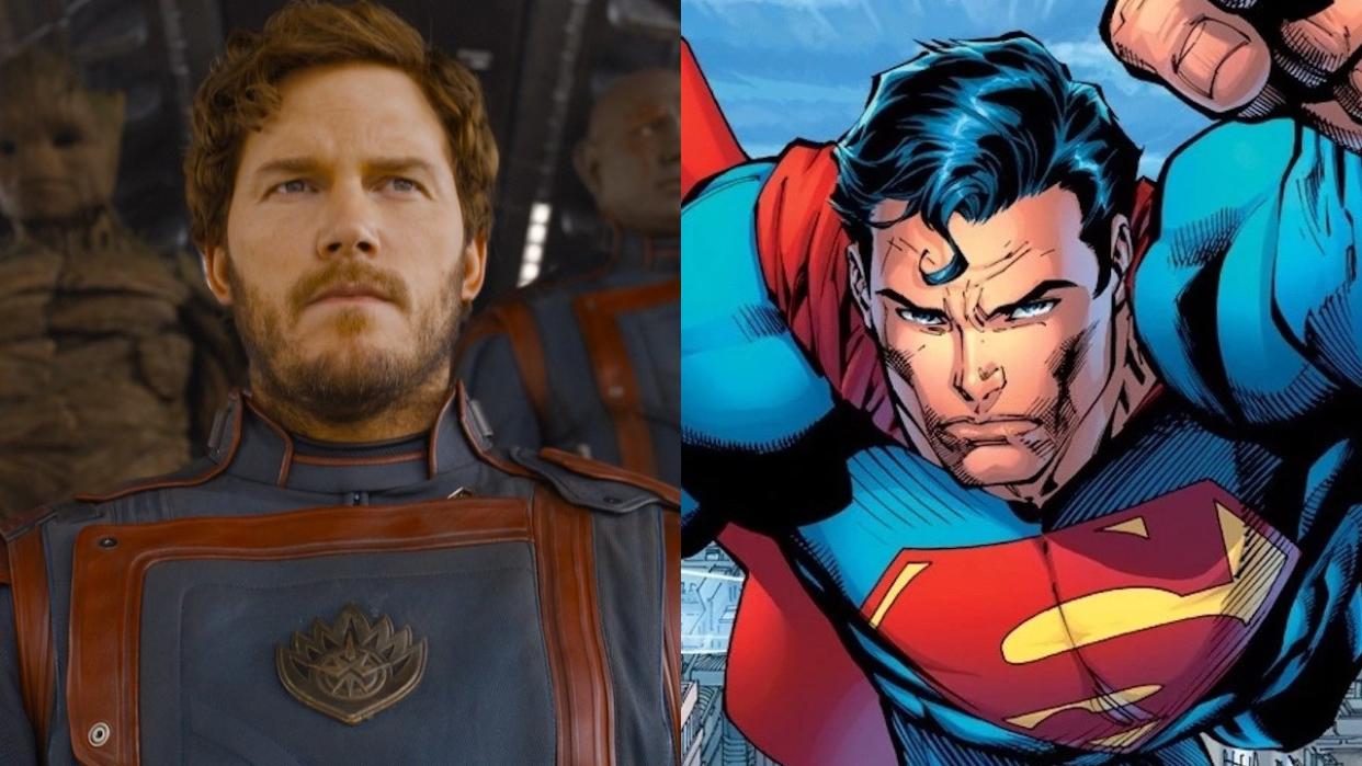  Chris Pratt as Star-Lord and Superman 