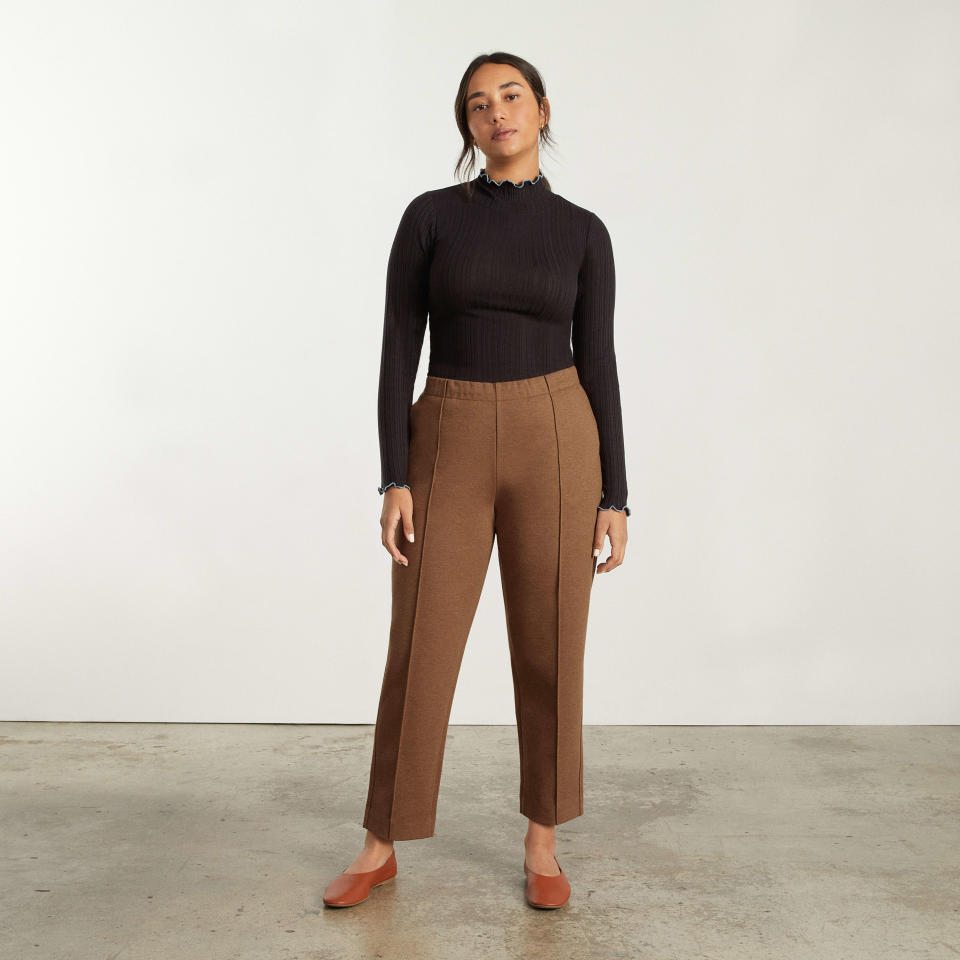 <p><a href="https://go.redirectingat.com?id=74968X1596630&url=https%3A%2F%2Fwww.everlane.com%2Fproducts%2Fwomens-dream-pant-golden-brown&sref=https%3A%2F%2Fwww.redbookmag.com%2Flife%2Fcharity%2Fg45757212%2Fcute-thanksgiving-outfits%2F" rel="nofollow noopener" target="_blank" data-ylk="slk:Shop Now;elm:context_link;itc:0;sec:content-canvas" class="link ">Shop Now</a></p><p>The Dream Pant</p><p>everlane.com</p><p>$88.00</p><span class="copyright">Everlane</span>