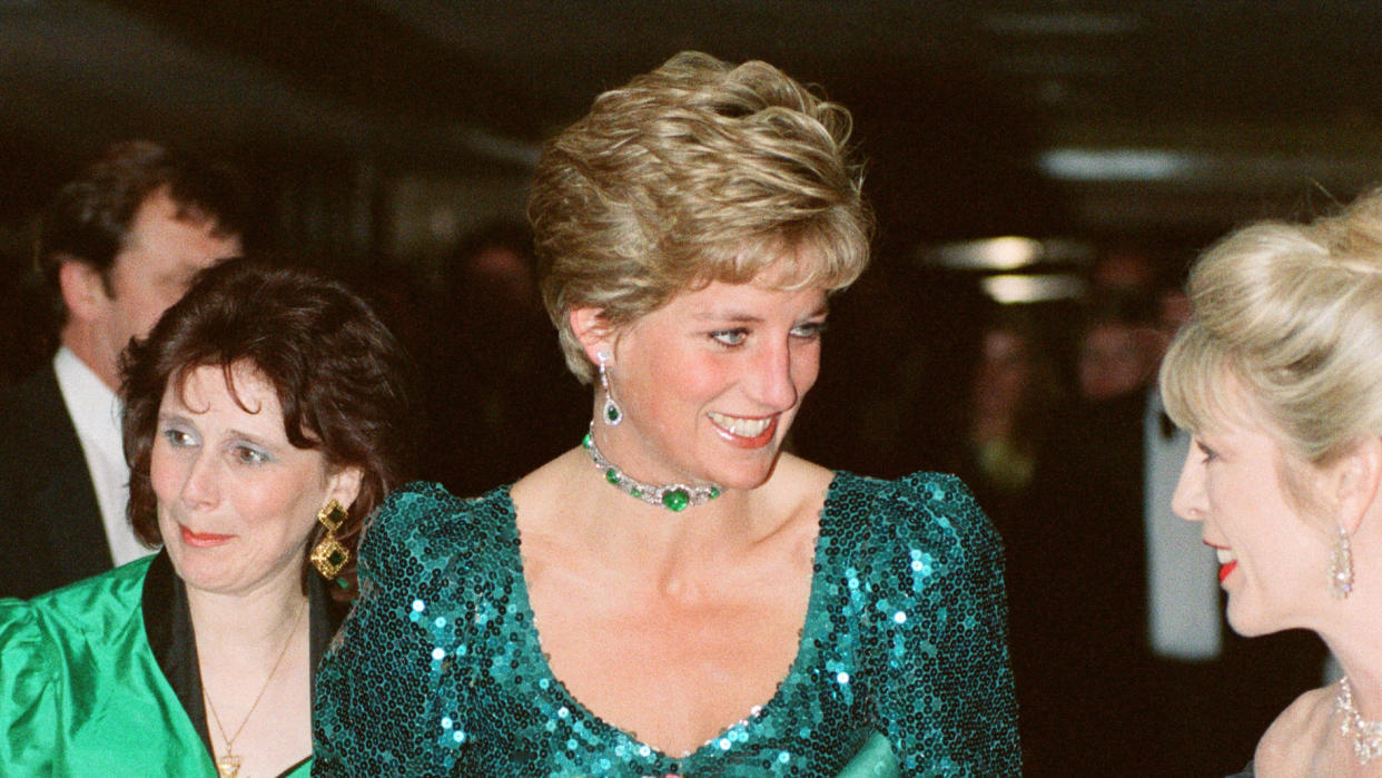 'Spencer' follows Princess Diana during the Christmas of 1991. (Kent Gavin/Mirrorpix/Getty Images)