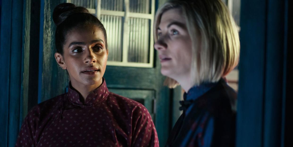 mandip gill, jodie whittaker, doctor who legend of the sea devils easter special