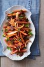 <p>Fresh mint brings a bright note to hearty root vegetables garnished with spiced pecans. </p><p><strong><a href="https://www.countryliving.com/food-drinks/recipes/a5079/roasted-sweet-potatoes-carrots-recipe-clx1113/" rel="nofollow noopener" target="_blank" data-ylk="slk:Get the recipe for Roasted Sweet Potatoes and Carrots;elm:context_link;itc:0;sec:content-canvas" class="link ">Get the recipe for Roasted Sweet Potatoes and Carrots</a>.</strong> </p>