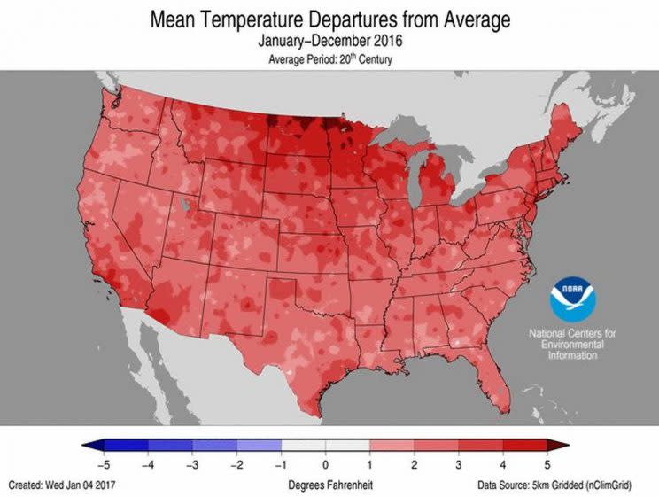 Temperatures reached unprecedented levels across the country.