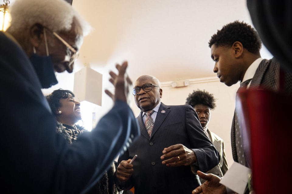 Rep. Jim Clyburn, D-S.C.,  (Gavin McIntyre for NBC News)