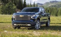 <p>Maybe it was cold feet, maybe it was common sense, but after a 2019 redesign, Chevy has again revised its <a href="https://www.caranddriver.com/chevrolet/silverado-1500" rel="nofollow noopener" target="_blank" data-ylk="slk:Silverado 1500;elm:context_link;itc:0;sec:content-canvas" class="link ">Silverado 1500</a> for 2022. Trim levels LT and up get a fresh face and revised interior that includes a massive 13.4-inch infotainment touchscreen. This helps differentiate the interior of Chevy's half-ton from other stuff in its lineup, like, say, an Equinox. One thing that hasn't changed, a burly 420-hp 6.2-liter V-8 that deactivates up to six cylinders for fuel savings. Other powertrains include a 310-hp turbocharged four-cylinder that can tow up to 9300 pounds, and a 277-hp turbodiesel that puts the Silverado near the top of the segment (when equipped on RWD models) for efficiency with an EPA-estimated 31 mpg highway rating. Chevy has also added an off-road <a href="https://www.caranddriver.com/news/a37517413/2022-chevy-silverado-zr2-revealed/" rel="nofollow noopener" target="_blank" data-ylk="slk:ZR2 model;elm:context_link;itc:0;sec:content-canvas" class="link ">ZR2 model</a> with special bumpers to help approach and departure angles. That one is only offered as a crew cab with a 2.5-inch suspension lift. </p><ul><li>Base price: $28,195</li><li>Powertrain: 277-hp 3.0L turbocharged diesel inline-6, 310-hp 2.7L turbocharged inline-4, 355-hp 5.3L V-8, 420-hp 6.2L V-8; eight-speed automatic, 10-speed automatic transmission</li><li>Max Towing: 13,300 lb</li></ul>