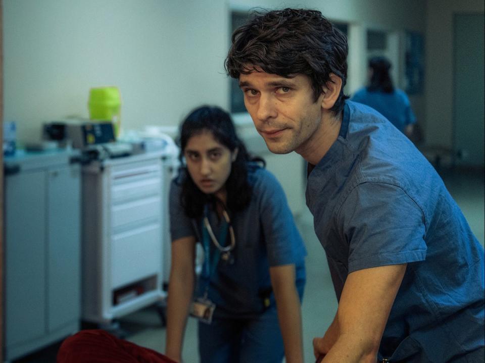 Shruti (Ambika Mod) and Adam (Ben Wishaw) in ‘This Is Going To Hurt' (BBC/Sister/AMC/Anika Molnar)