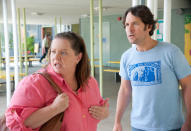Melissa McCarthy and Paul Rudd in Universal Pictures' "This is 40" - 2012