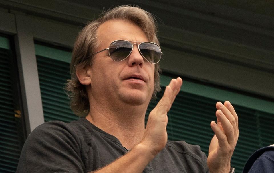 Todd Boehly, prospective new owner of Chelsea FC reacts during the Premier League match between Chelsea and Wolverhampton Wanderers at Stamford Bridge on May 7, 2022 in London, United Kingdom - GETTY IMAGES