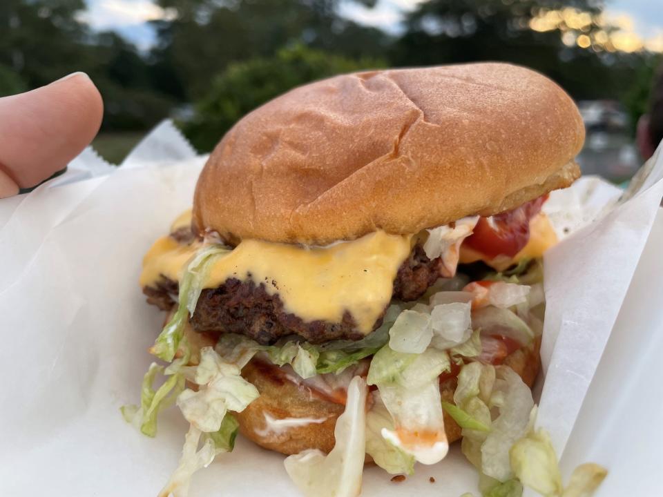 A cheeseburger from The Lunch Wagon in Barnegat.
