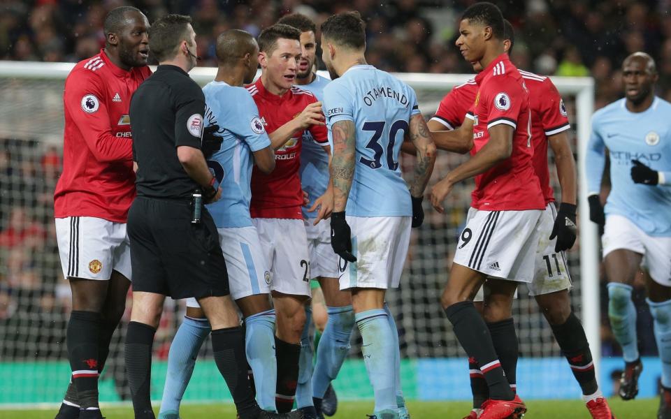 Tensions boiled over in the tunnel after the match - Manchester United