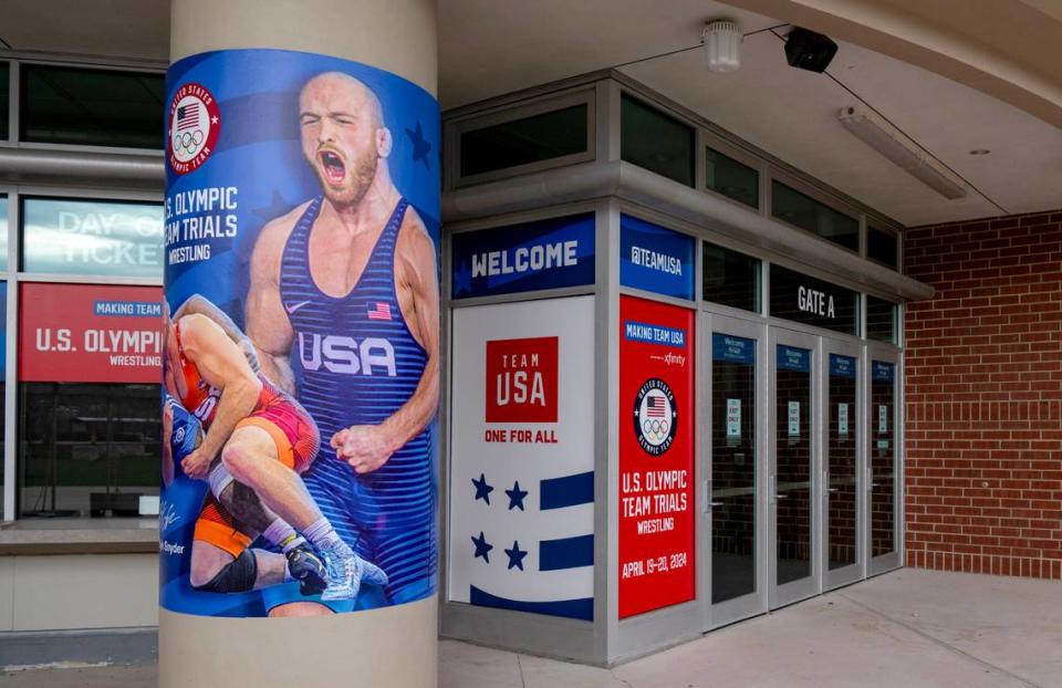 The Bryce Jordan Center is preparing to host the U.S. Olympic Team Trials for wrestling.