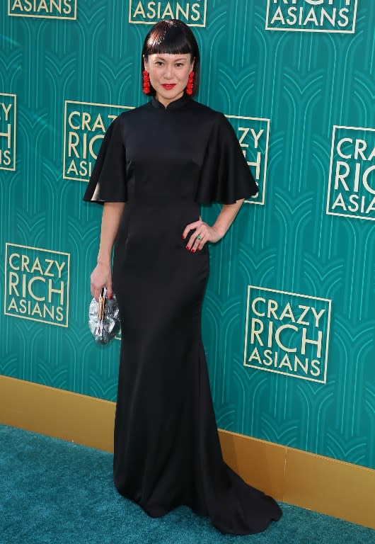 <p>Actress Janice Koh attends the premiere of “Crazy Rich Asians” at the TCL Chinese Theatre IMAX in Hollywood, California on 7 August. (PHOTO: Jean-Baptiste Lacroix/AFP) </p>