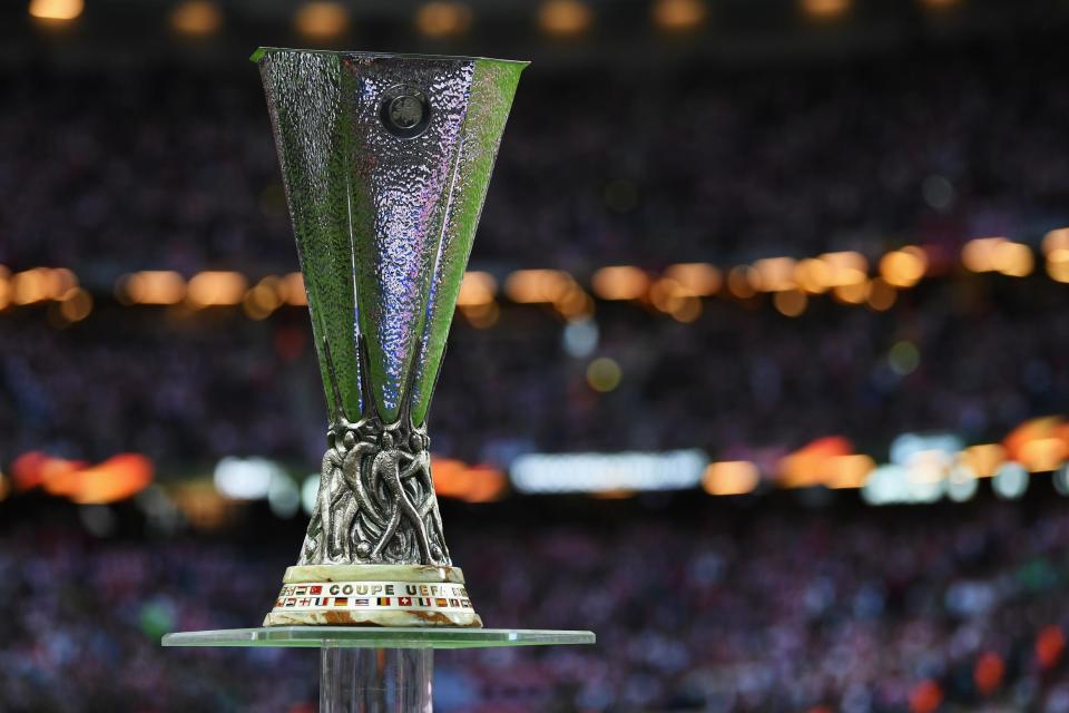 Up for grabs | The Europa League trophy: Getty Images