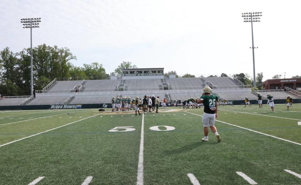 Catawba Ridge High School is located in Fort Mill. The school’s football stadium is known as The Pit.