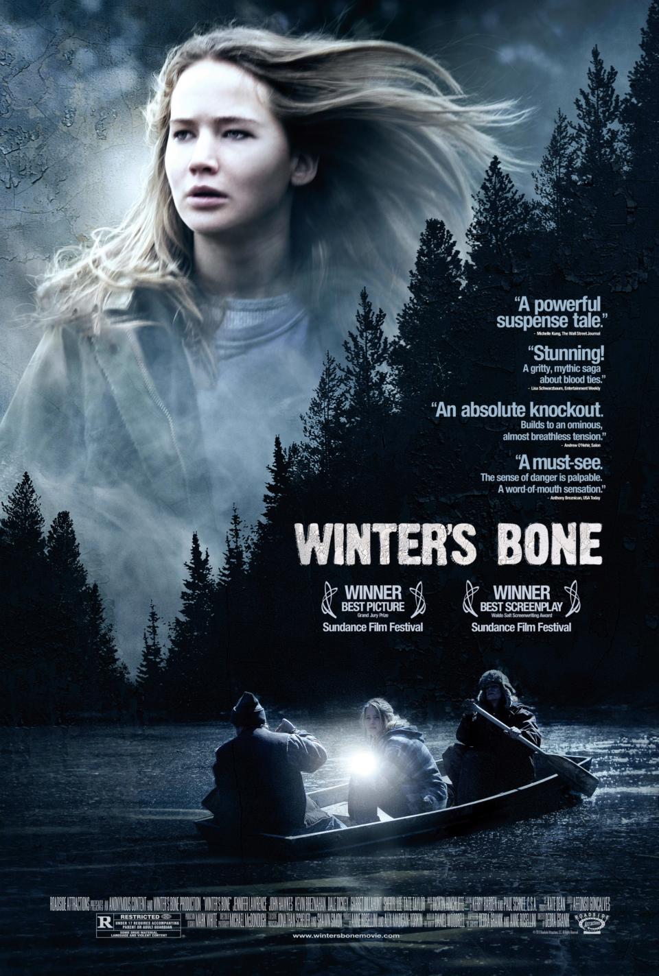 WINTER'S BONE, Jennifer Lawrence, 2010. ©Roadside Attractions/courtesy Everett Collection